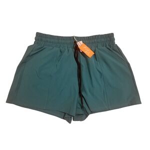 Kona Sol NWT Quick Dry Swim Shorts Bottoms Teal Green Size L Vacation Beach